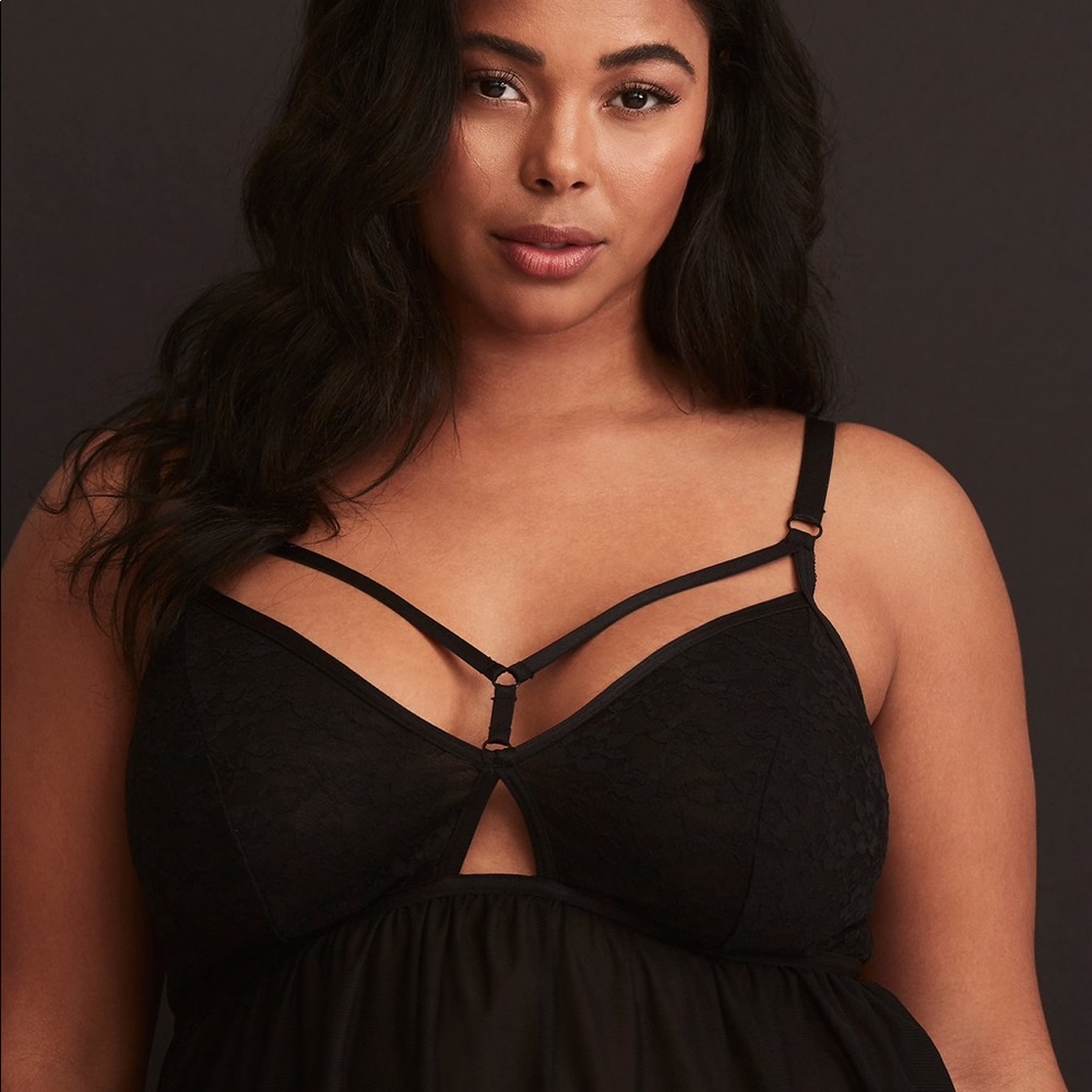 NWT Torrid Strappy Lace Babydoll Lingerie 5X - Picture 2 of 6